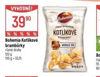 Globus Bohemia kotlíkové brambůrky nabídka
