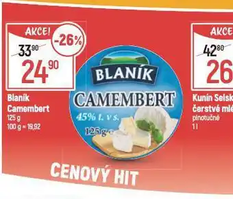 Globus Blaník camembert nabídka