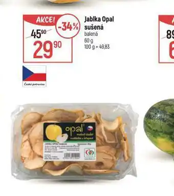 Globus Jablka opal sušená nabídka