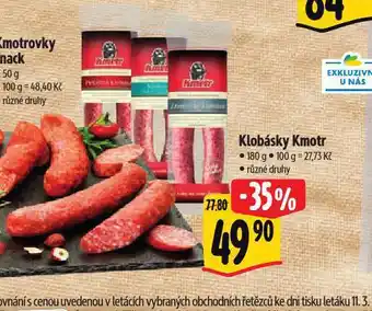 Albert Klobásy kmotr nabídka