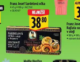 Albert Franz josef sardelová očka nabídka