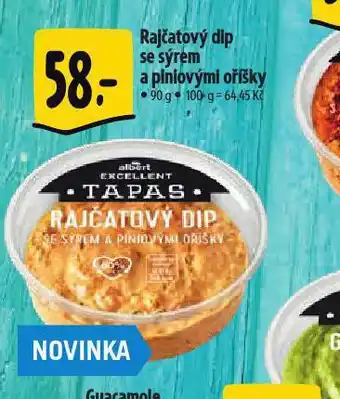 Albert Rajčatový dip se sýrem a piniovými oříšky nabídka