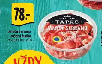 Albert Jamón serrano - sušená šunka nabídka
