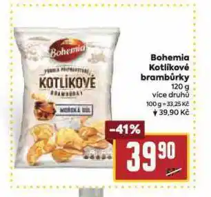 Billa Bohemia kotlíkové brambůrky nabídka
