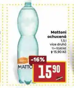 Billa Mattoni ochucená nabídka