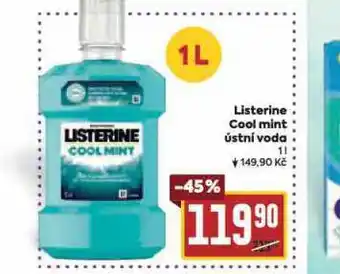 Billa Listerine ústní voda nabídka