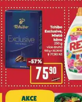 Billa Tchibo exclusive mletá káva nabídka