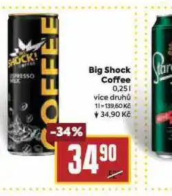 Billa Big shock coffee nabídka