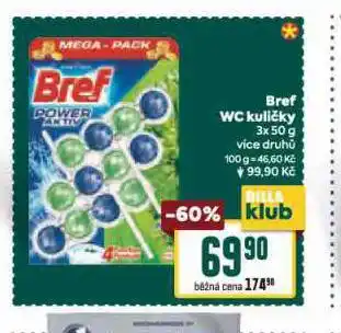Billa Bref wc kuličky nabídka