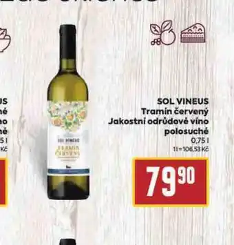Billa Sol vineus tramín červený nabídka
