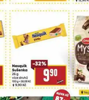 Billa Nesquick sušenka nabídka