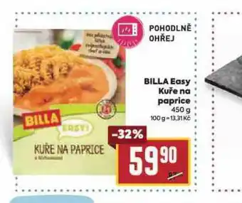 Billa Billa easy kuře na paprice nabídka