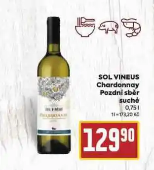 Billa Sol vineus chardonnay nabídka