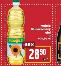 Billa Majola slunečnicový olej nabídka