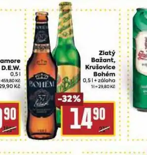 Billa Pivo zlatý bažant nabídka