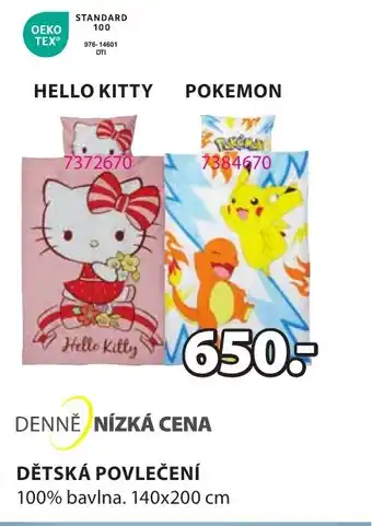 JYSK DĚTSKÁ POVLEČENÍ nabídka