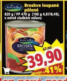 Norma Broskve loupané půlené nabídka