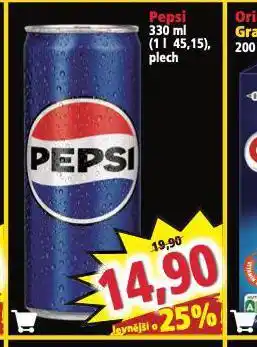 Norma Pepsi nabídka