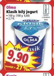 Norma Olma klasik jogurt nabídka