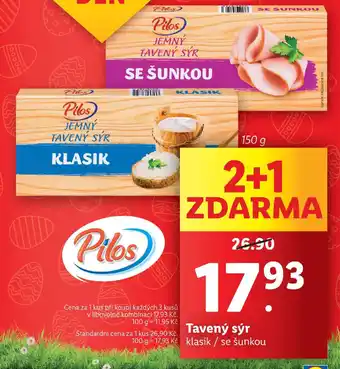 Lidl Tavený sýr nabídka