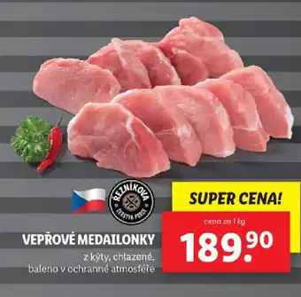 Lidl VEPŘOVÉ MEDAILONKY nabídka