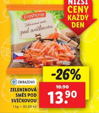 Lidl ZELENINOVÁ SMĚS POD SVÍČKOVOU nabídka