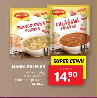Lidl MAGGI POLÉVKA nabídka