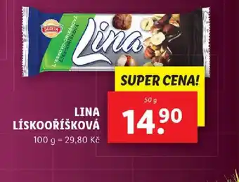 Lidl LINA LÍSKOOŘÍŠKOVÁ nabídka