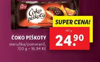Lidl ČOKO PIŠKOTY nabídka