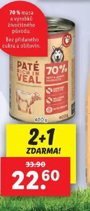 Lidl KONZERVA PRO PSY nabídka