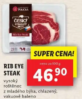 Lidl RIB EYE STEAK nabídka