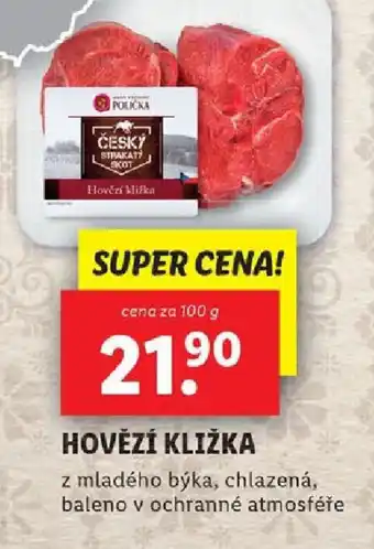 Lidl HOVĚZÍ KLIŽKA nabídka
