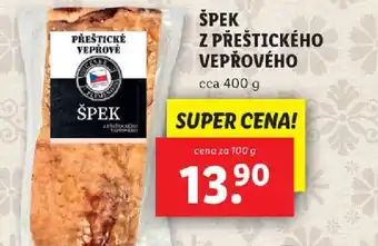 Lidl ŠPEK Z PŘEŠTICKÉHO VEPŘOVÉHO nabídka
