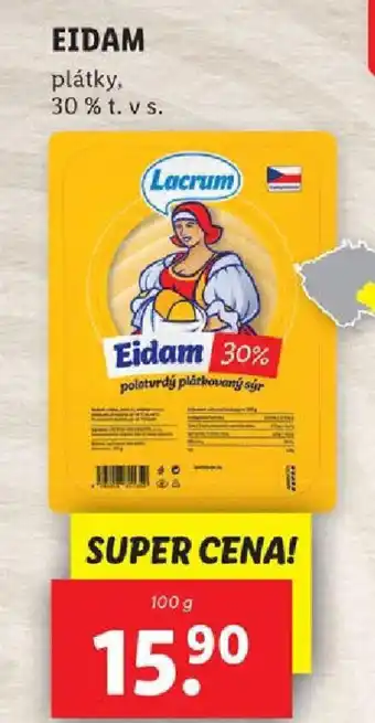 Lidl EIDAM nabídka