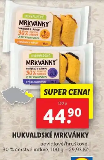 Lidl HUKVALDSKÉ MRKVÁNKY nabídka