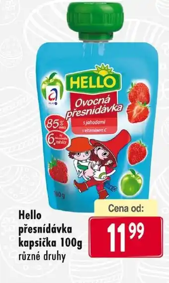 Qanto Hello přesnídávka kapsička 100g nabídka