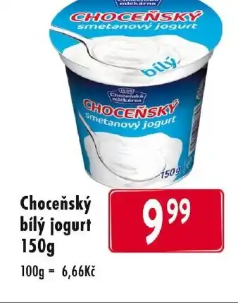 Qanto Choceňský bílý jogurt 150g nabídka