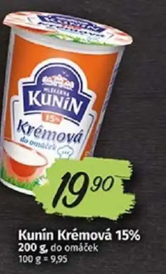 COOP TIP Kunín Krémová 15% 200 g nabídka