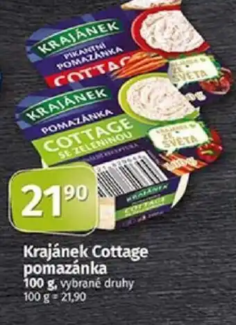 COOP TIP Krajánek Cottage pomazánka 100 g nabídka