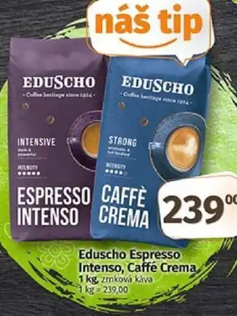 COOP TIP Eduscho Espresso Intenso, Caffé Crema 1 kg nabídka