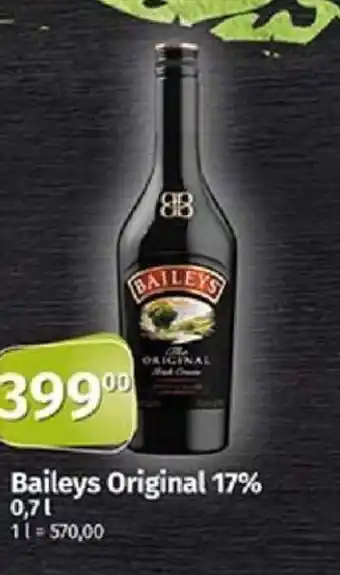 COOP TIP Baileys Original 17% 0,7L nabídka