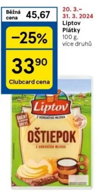 Tesco Liptov Plátky nabídka