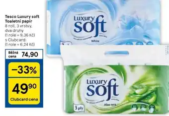 Tesco Tesco Luxury soft Toaletní papír nabídka