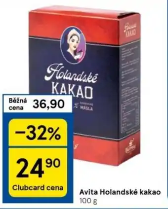 Tesco Avita Holandské kakao nabídka
