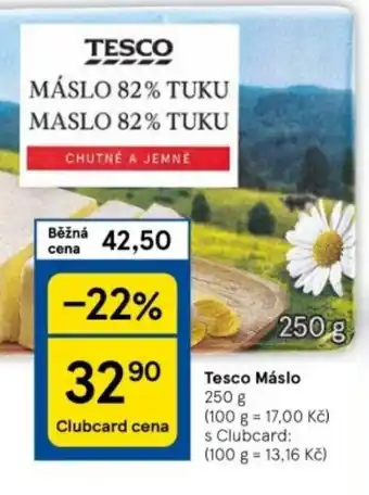 Tesco Tesco Máslo nabídka