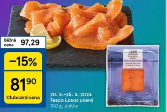 Tesco Tesco Losos uzený nabídka