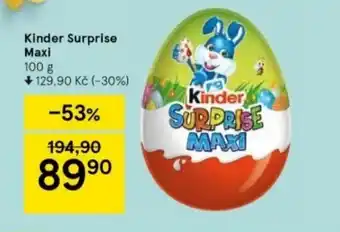 Tesco Kinder Surprise Maxi nabídka
