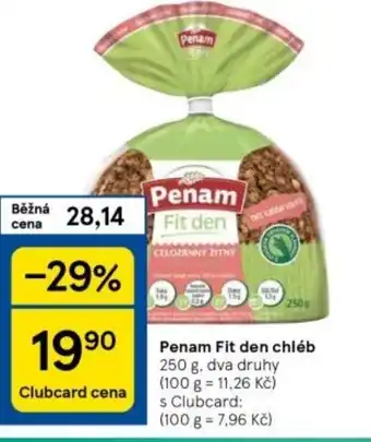 Tesco Penam Fit den chléb nabídka