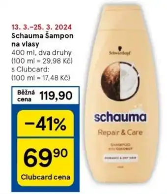 Tesco Schauma Šampon na vlasy nabídka