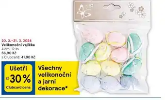 Tesco Velikonoční vajíčka nabídka